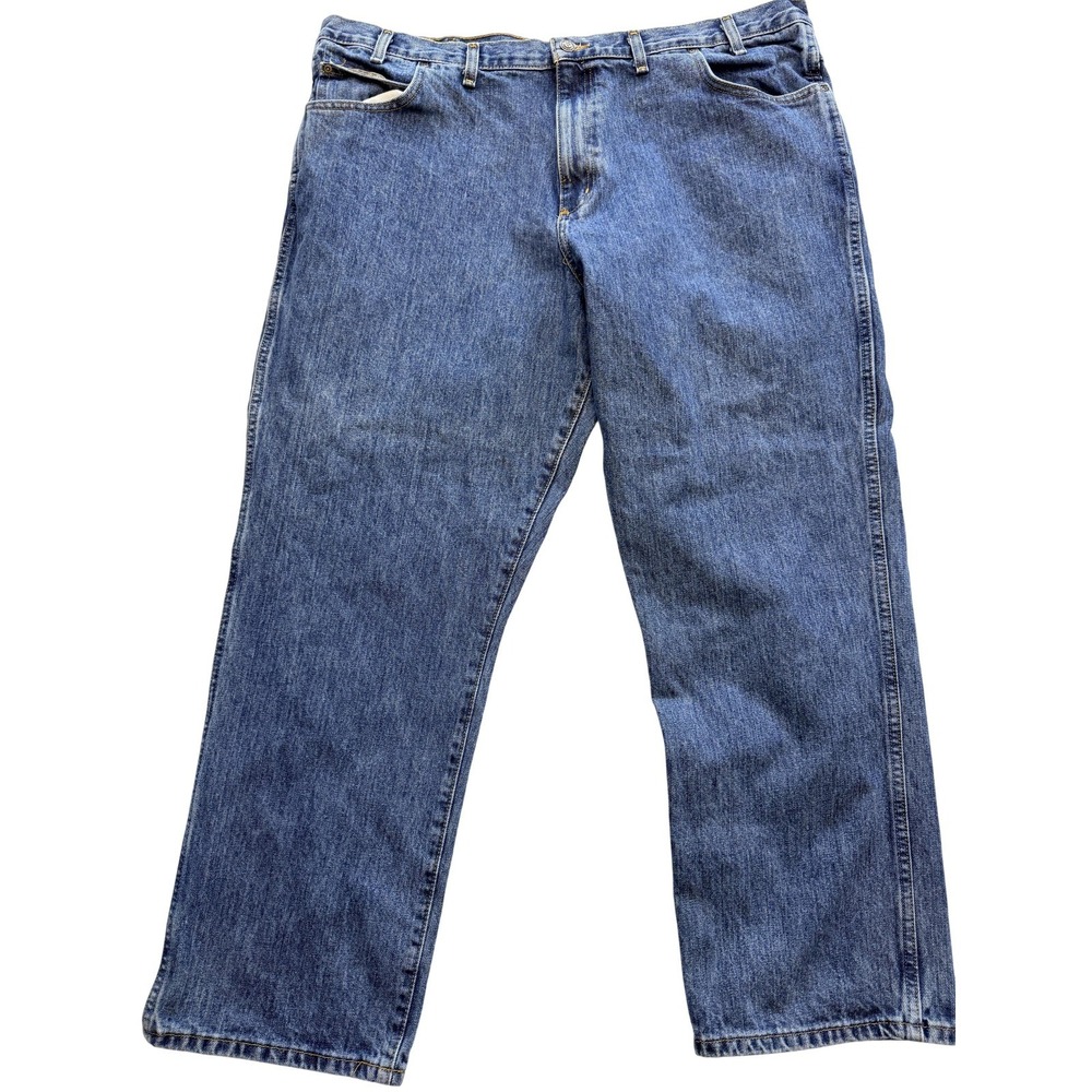 RedHead Jeans Mens 44x30 Blue Medium Wash Classic Fit Straight Leg Denim Pants‎